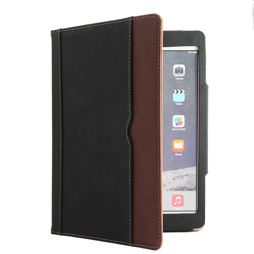 Soft Leather Stand Folio Wallet Smart Cover Case for Ipad 9.7 Inch 2017 5Th Gen