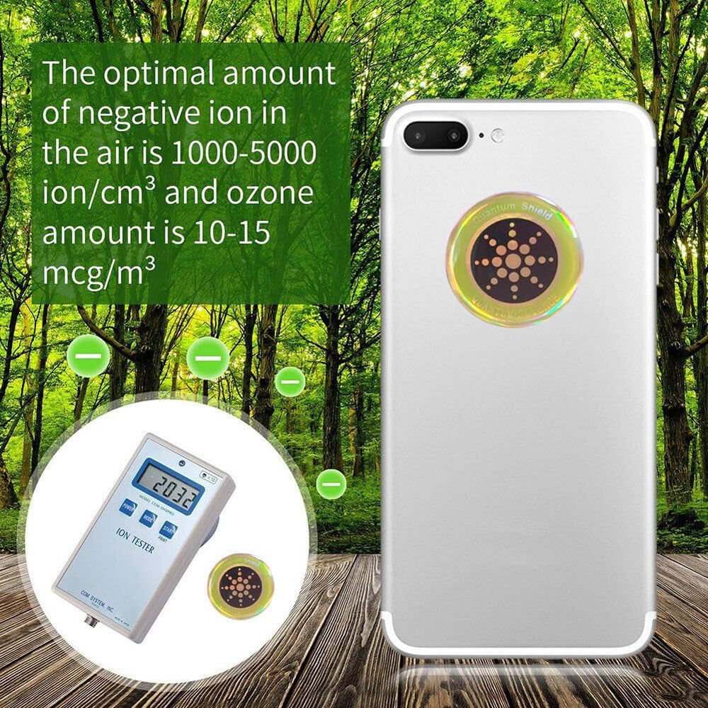 12PCS Radiation Protection Sticker Smartphone Tablet Laptop 5G Wi-Fi EF RF EMF