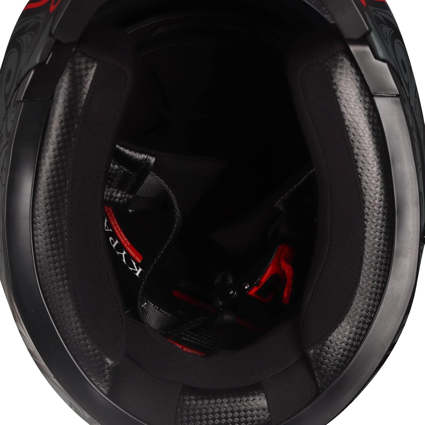 Full Face Motorcycle Helmet with Internal Tinted Visor & DOT Approved for Moped ATV Cruiser Scooter (Matt Red, Medium)