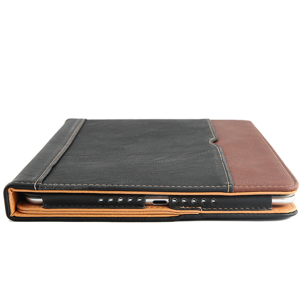 Soft Leather Stand Folio Wallet Smart Cover Case for Ipad 9.7 Inch 2017 5Th Gen