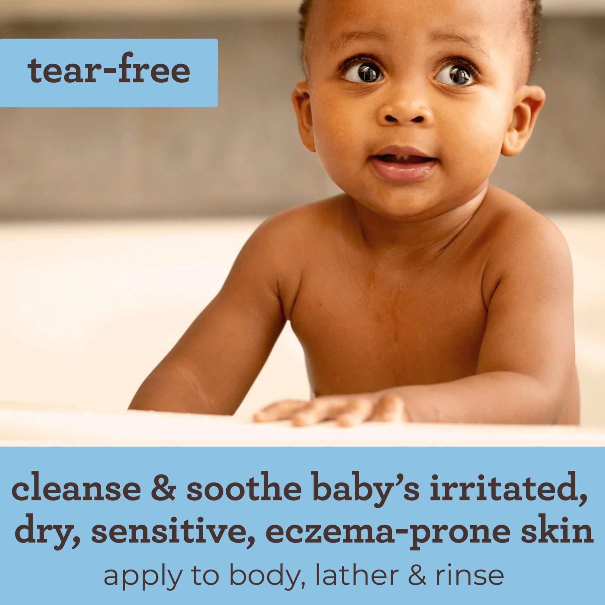 Infant Baby Cleansing Therapy Moisturizing Bath Body Wash, Oatmeal, 8 Oz