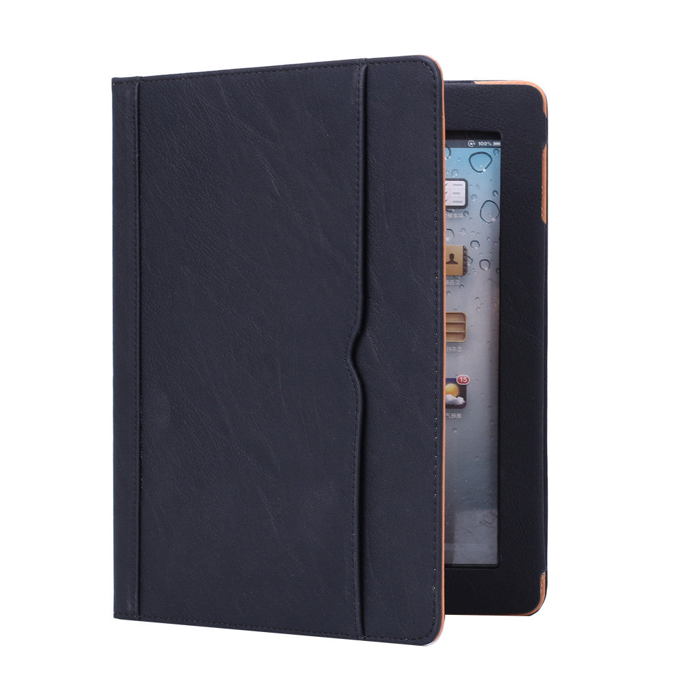 Soft Leather Stand Folio Wallet Smart Cover Case for Ipad 9.7 Inch 2017 5Th Gen