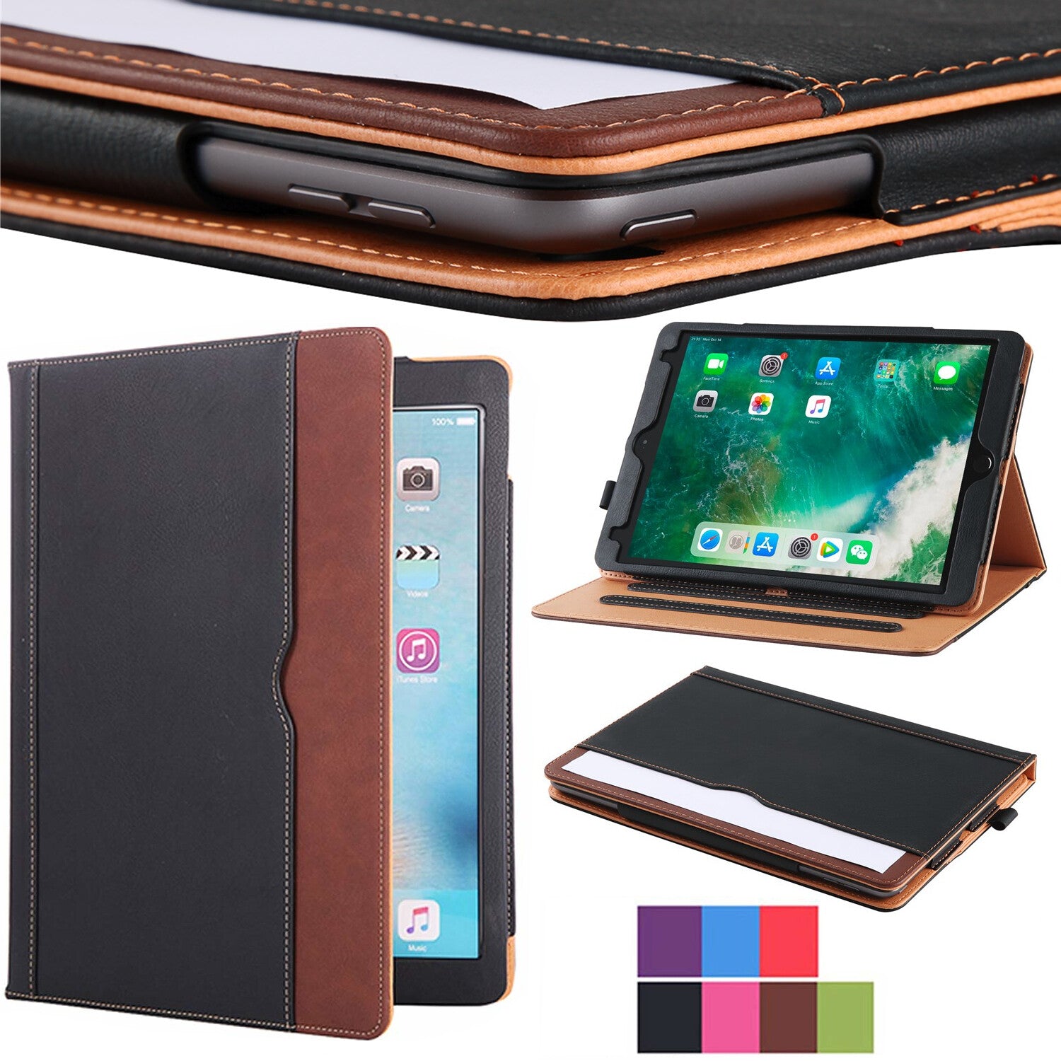 Ipad 10.2 7Th Generation 2019 Soft Leather Smart Cover Case Sleep Wake for Apple