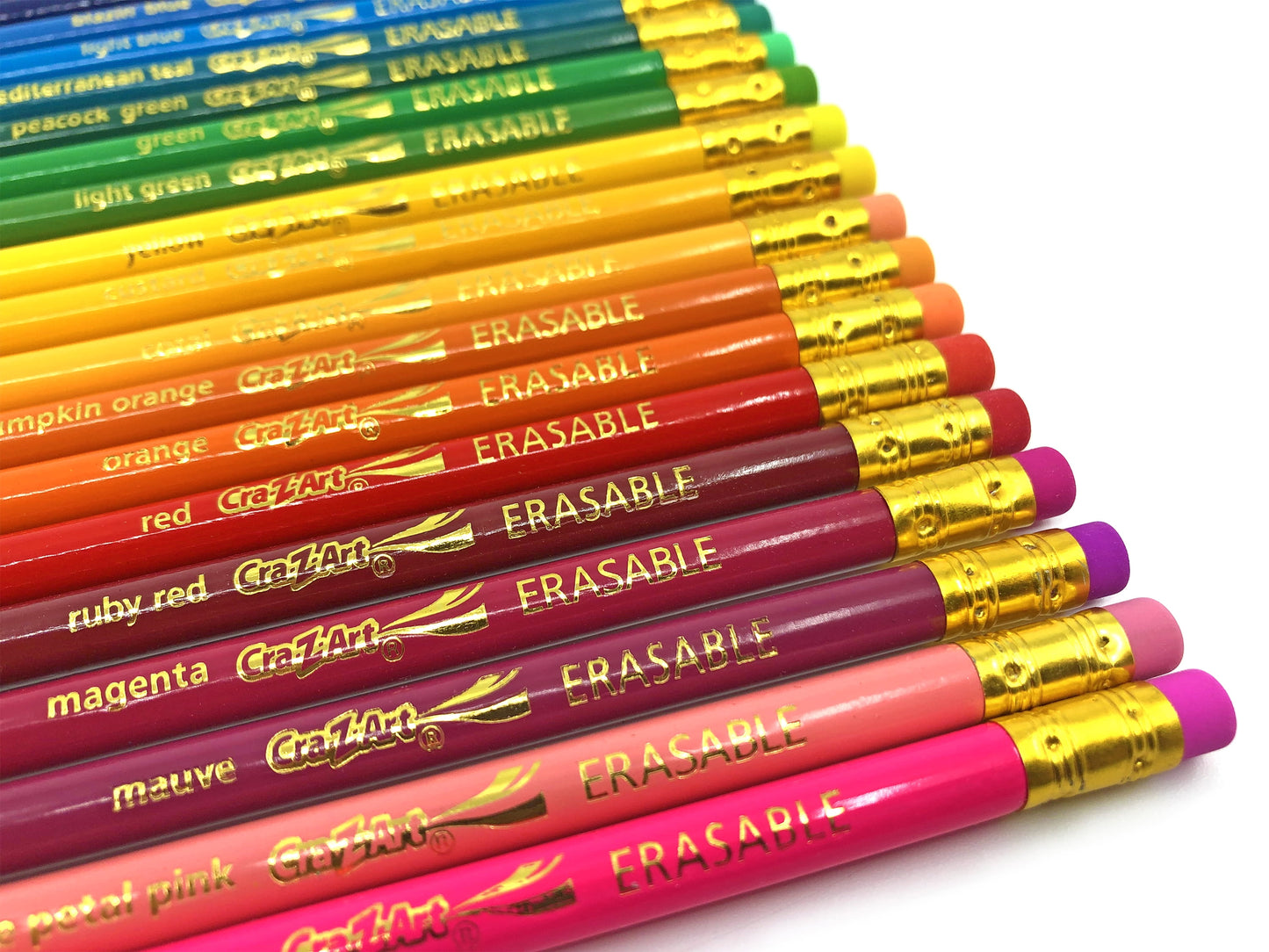 Erasable Colored Pencils, 24 Pack, Beginner Child Ages 3 and Up, School Supplies