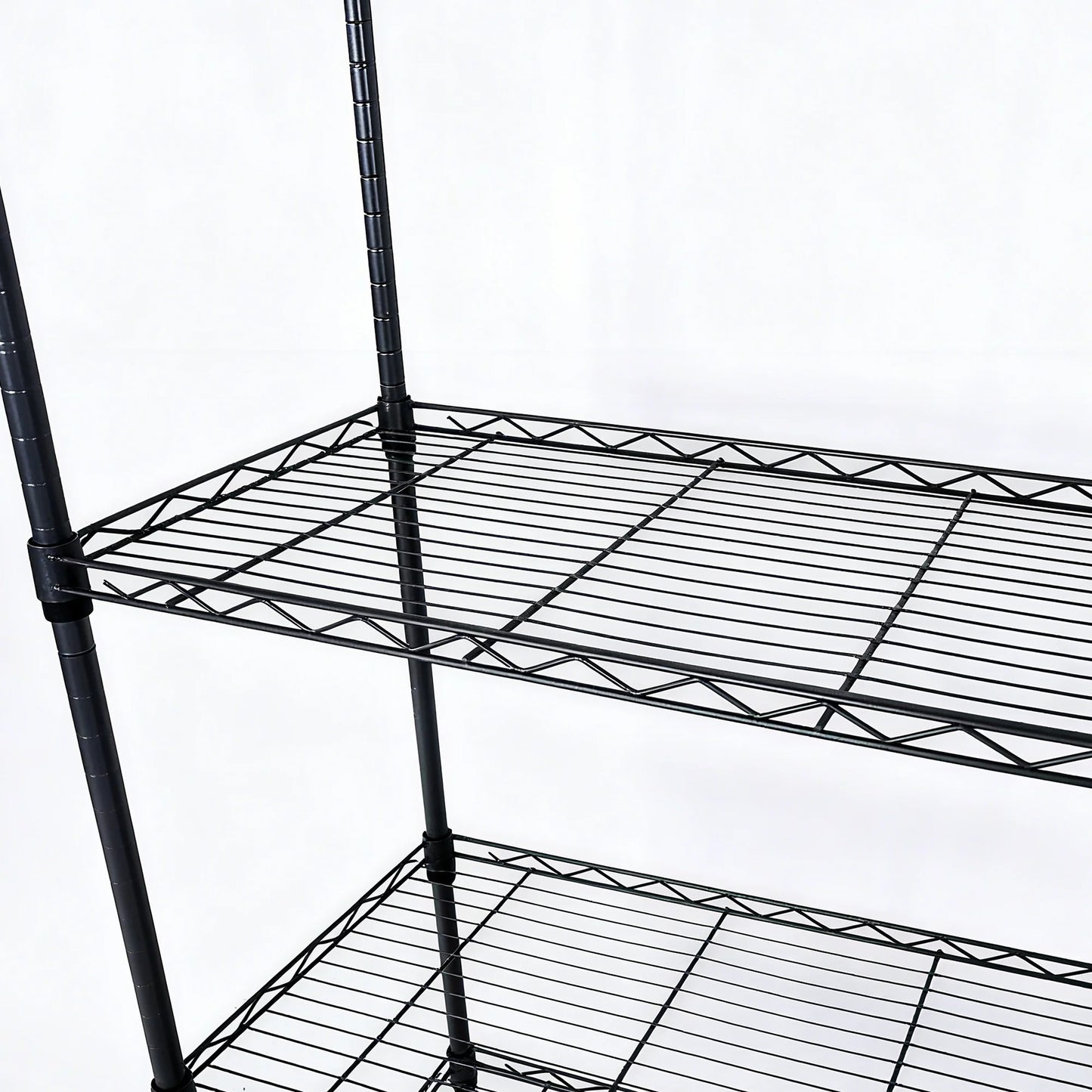 5-Tier Wire Shelving Unit, Steel Storage Rack for Garage Office Kitchen Black, 30" W X 14" D X 60" H