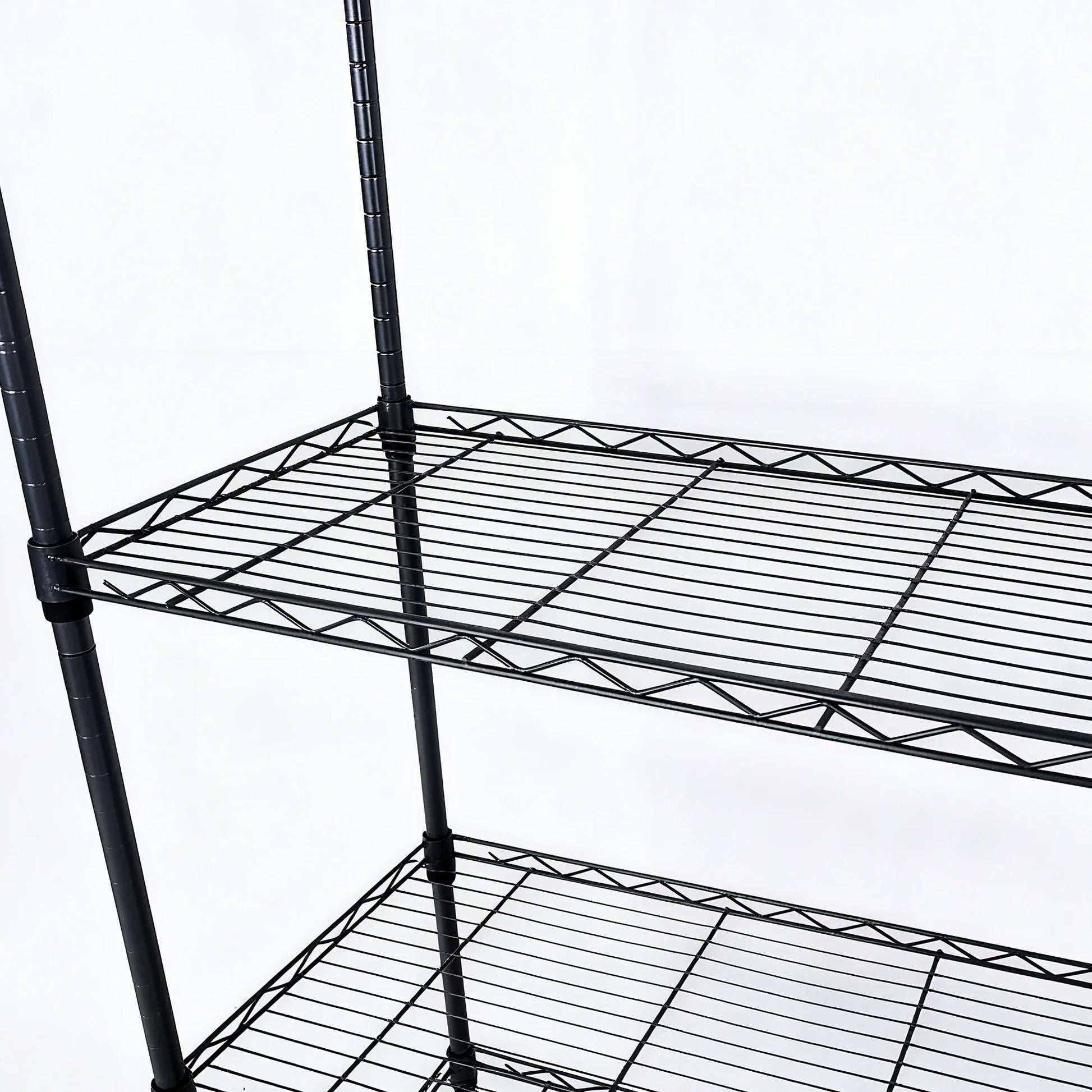 5-Tier Wire Shelving Unit, Steel Storage Rack for Garage Office Kitchen Black, 30" W X 14" D X 60" H