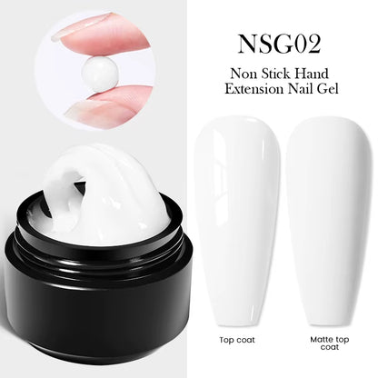 30Ml Glitter Pink Hard Jelly Nail Extension Gel Nail Polish Milky White Clear Color Soak off UV Construction Gel