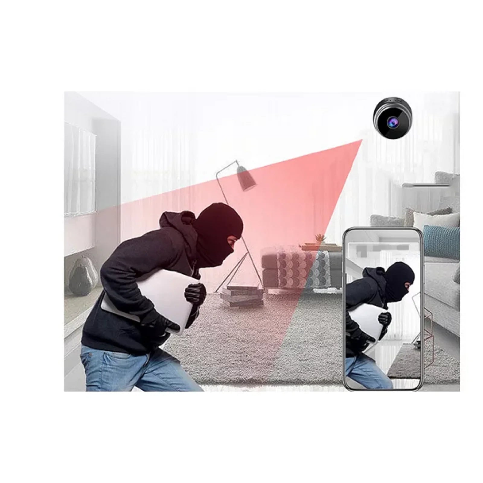 1080P HD Wifi Mini Security Camera, Small Home Security Camera for Indoor Outdoor - soblessed95.store