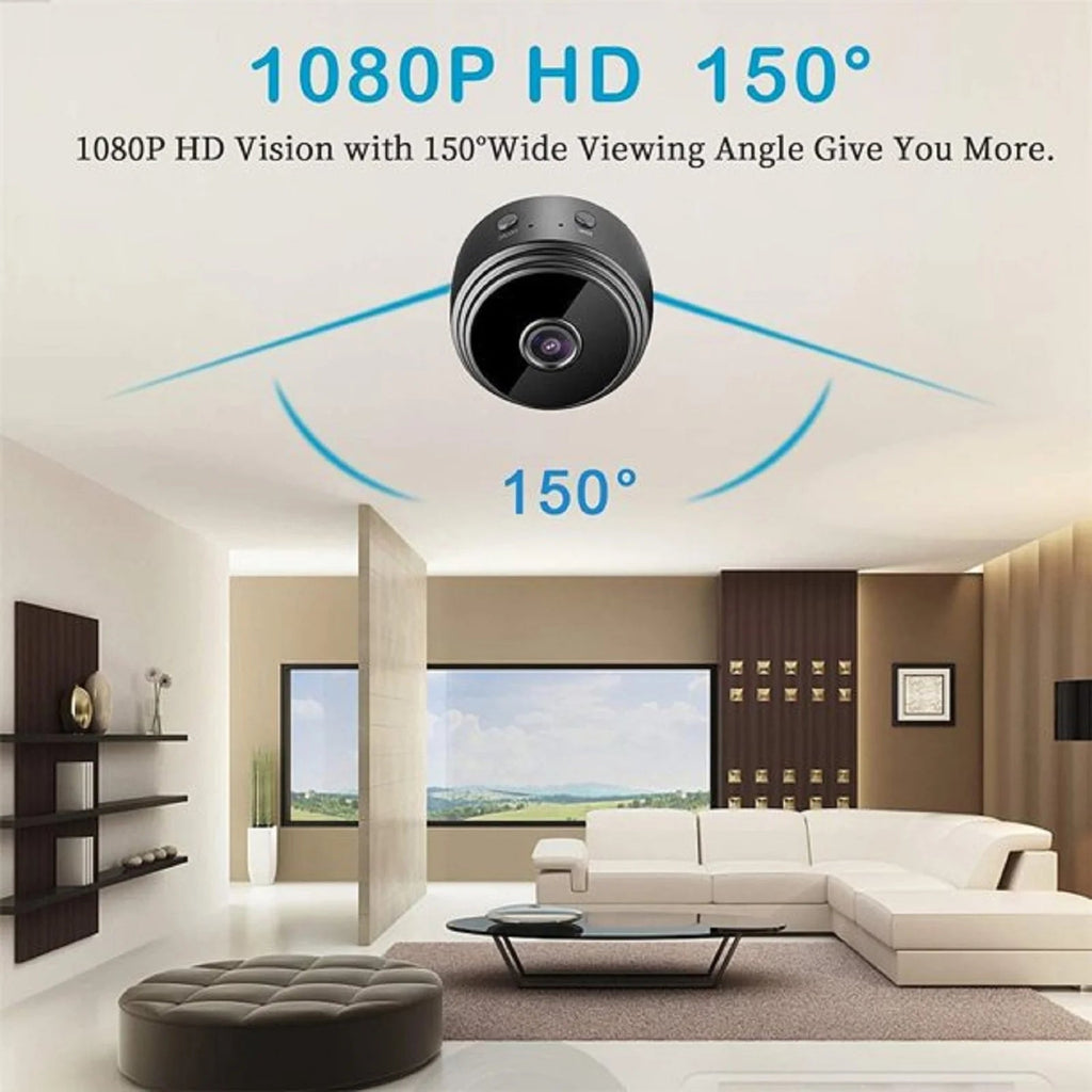 1080P HD Wifi Mini Security Camera, Small Home Security Camera for Indoor Outdoor - soblessed95.store
