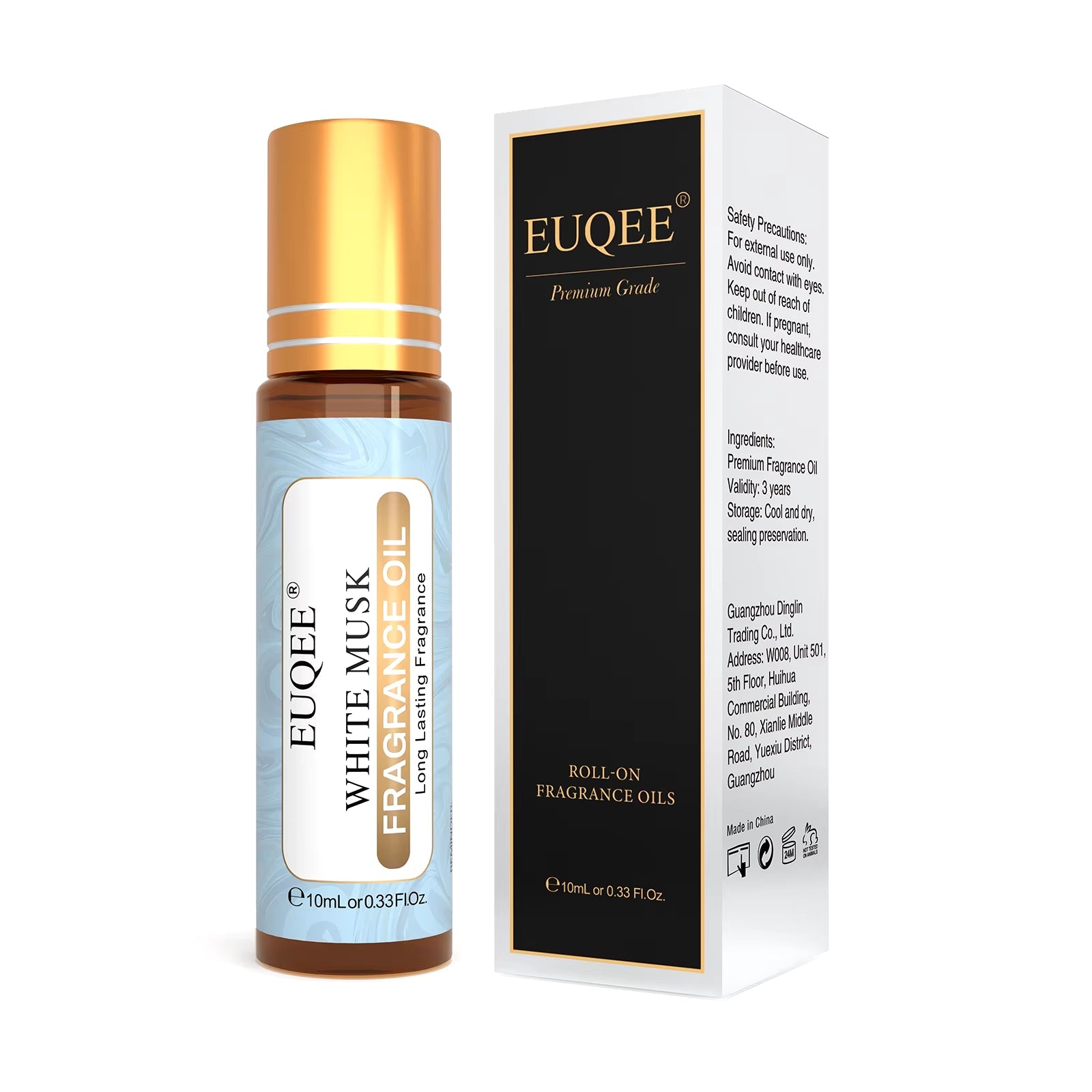 10Ml Roller Smear Fragrance Oil for Women Fresh Line Coconut Vanilla Angel for Aromatherapy,Diy Soap,Candle Making - soblessed95.store