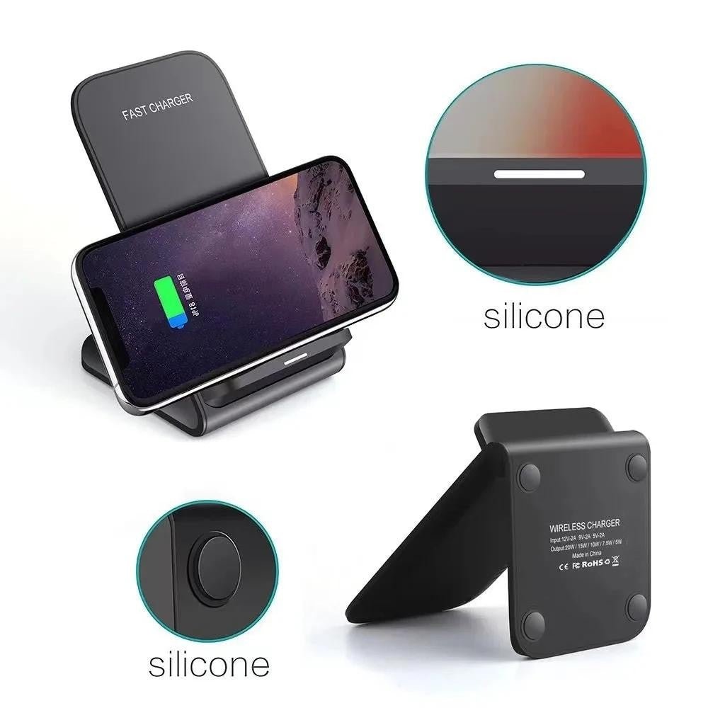 1/2 Pack 35W Wireless Fast Charger Stand Dock Cradle for Iphone 17 Pro Max Air - soblessed95.store