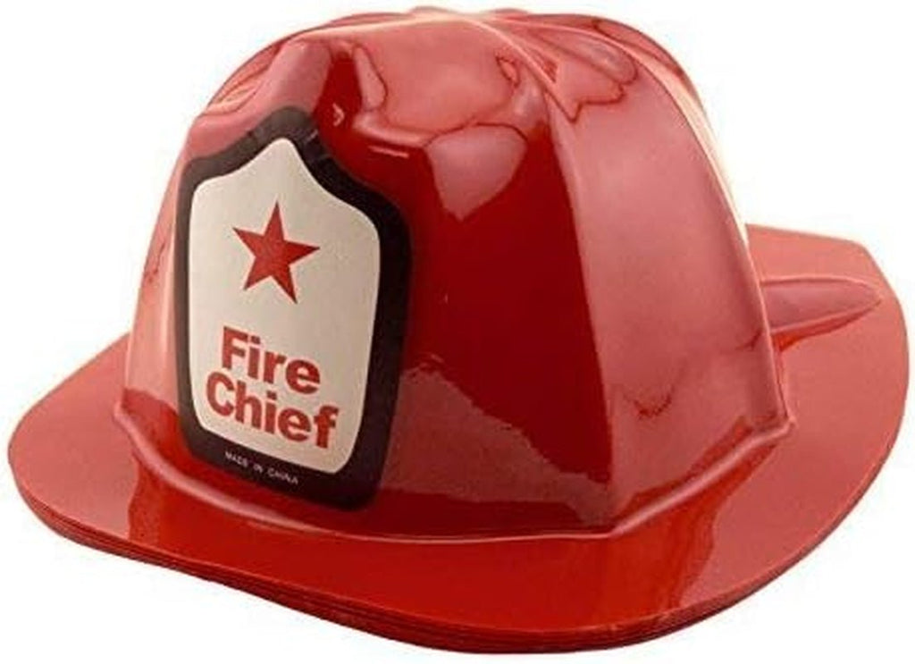 12 Pcs Firefighter Chief Soft Plastic Hat Party Favor - soblessed95.store