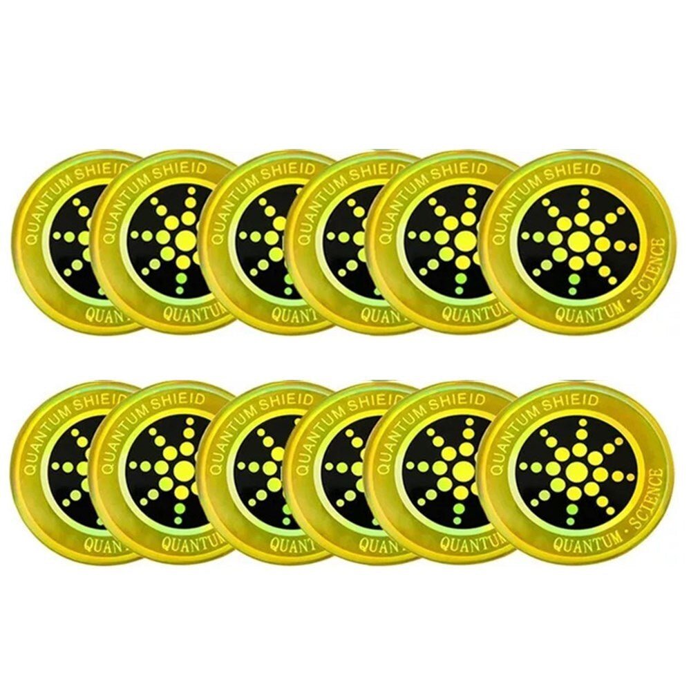 12PCS Radiation Protection Sticker Smartphone Tablet Laptop 5G Wi - Fi EF RF EMF - soblessed95.store