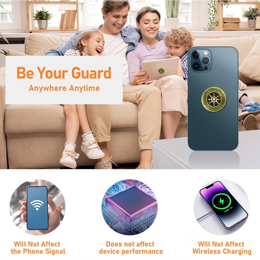 12PCS Radiation Protection Sticker Smartphone Tablet Laptop 5G Wi - Fi EF RF EMF - soblessed95.store