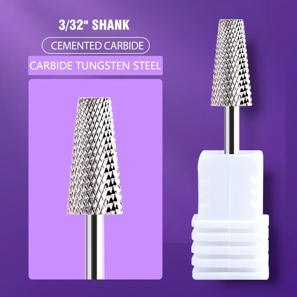 1Pc Nail Drill Bit Rotate Burr Milling Nail Cutter Bits Electric Drill Machine for Manicure Pedicure Tools - soblessed95.store