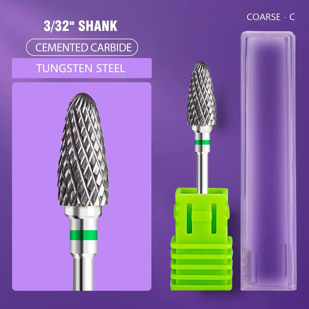 1Pc Nail Drill Bit Rotate Burr Milling Nail Cutter Bits Electric Drill Machine for Manicure Pedicure Tools - soblessed95.store