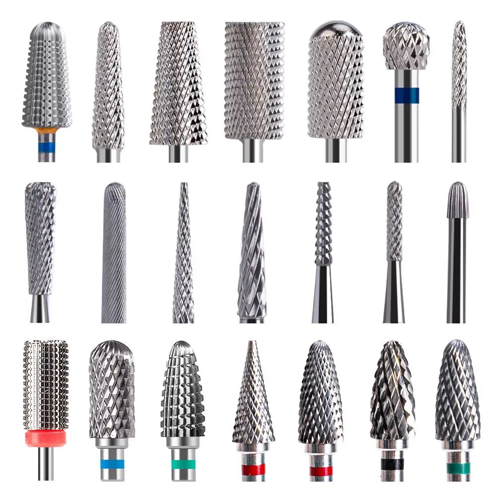 1Pc Nail Drill Bit Rotate Burr Milling Nail Cutter Bits Electric Drill Machine for Manicure Pedicure Tools - soblessed95.store