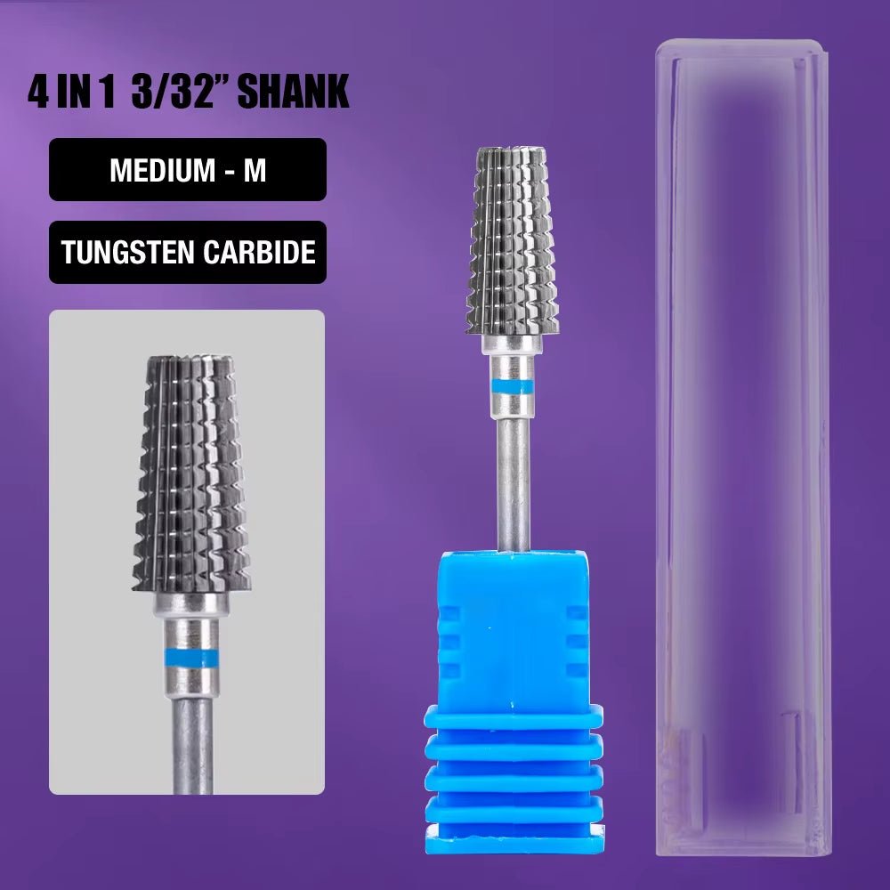 1Pc Nail Drill Bit Rotate Burr Milling Nail Cutter Bits Electric Drill Machine for Manicure Pedicure Tools - soblessed95.store