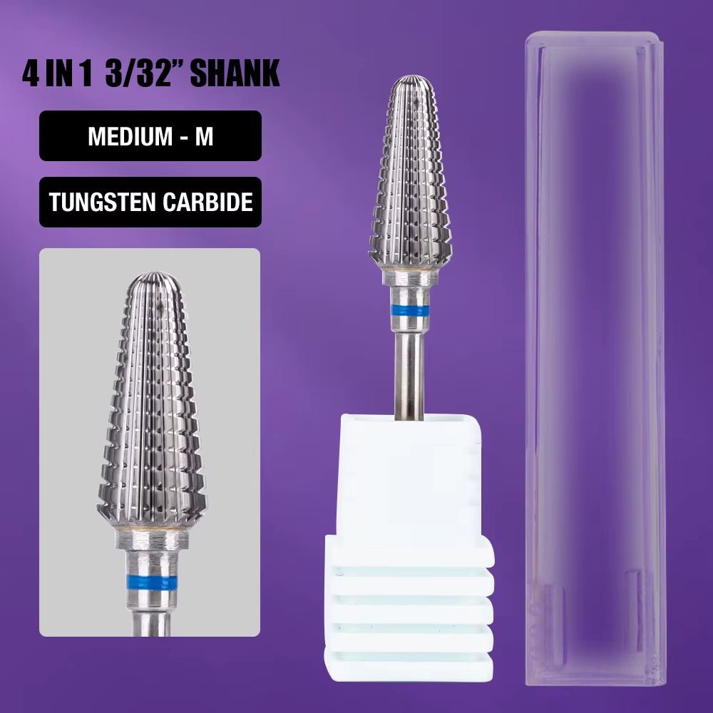 1Pc Nail Drill Bit Rotate Burr Milling Nail Cutter Bits Electric Drill Machine for Manicure Pedicure Tools - soblessed95.store