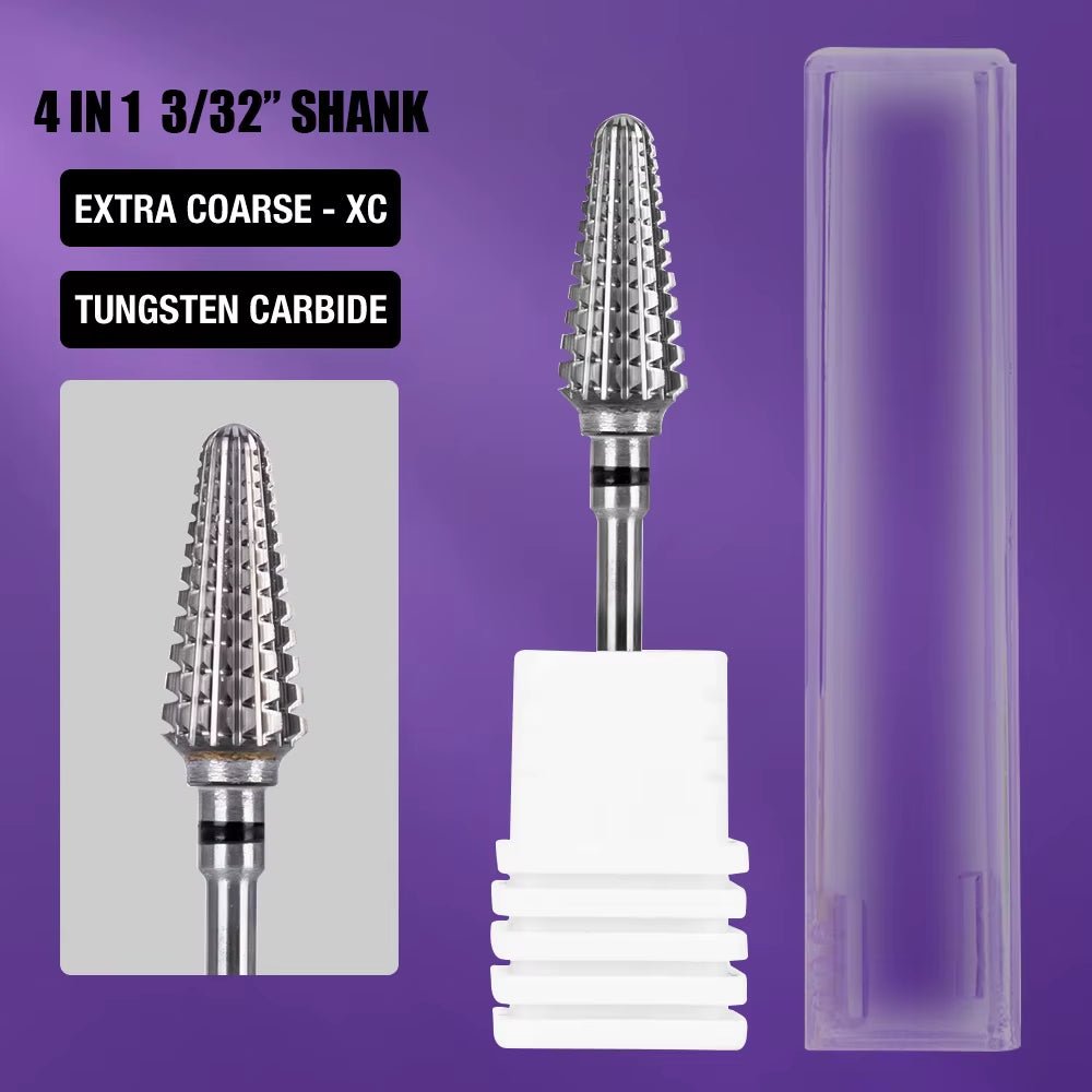 1Pc Nail Drill Bit Rotate Burr Milling Nail Cutter Bits Electric Drill Machine for Manicure Pedicure Tools - soblessed95.store