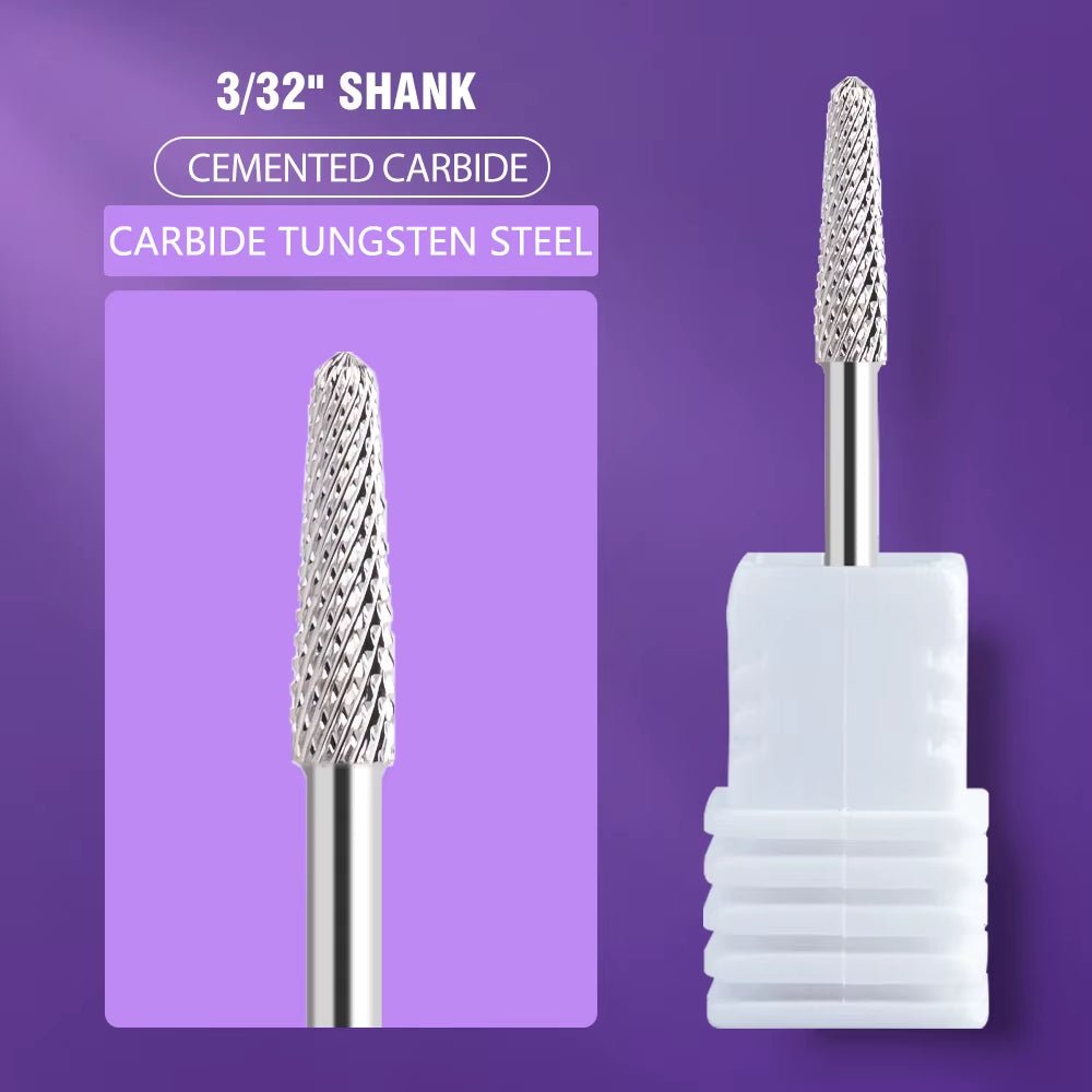 1Pc Nail Drill Bit Rotate Burr Milling Nail Cutter Bits Electric Drill Machine for Manicure Pedicure Tools - soblessed95.store