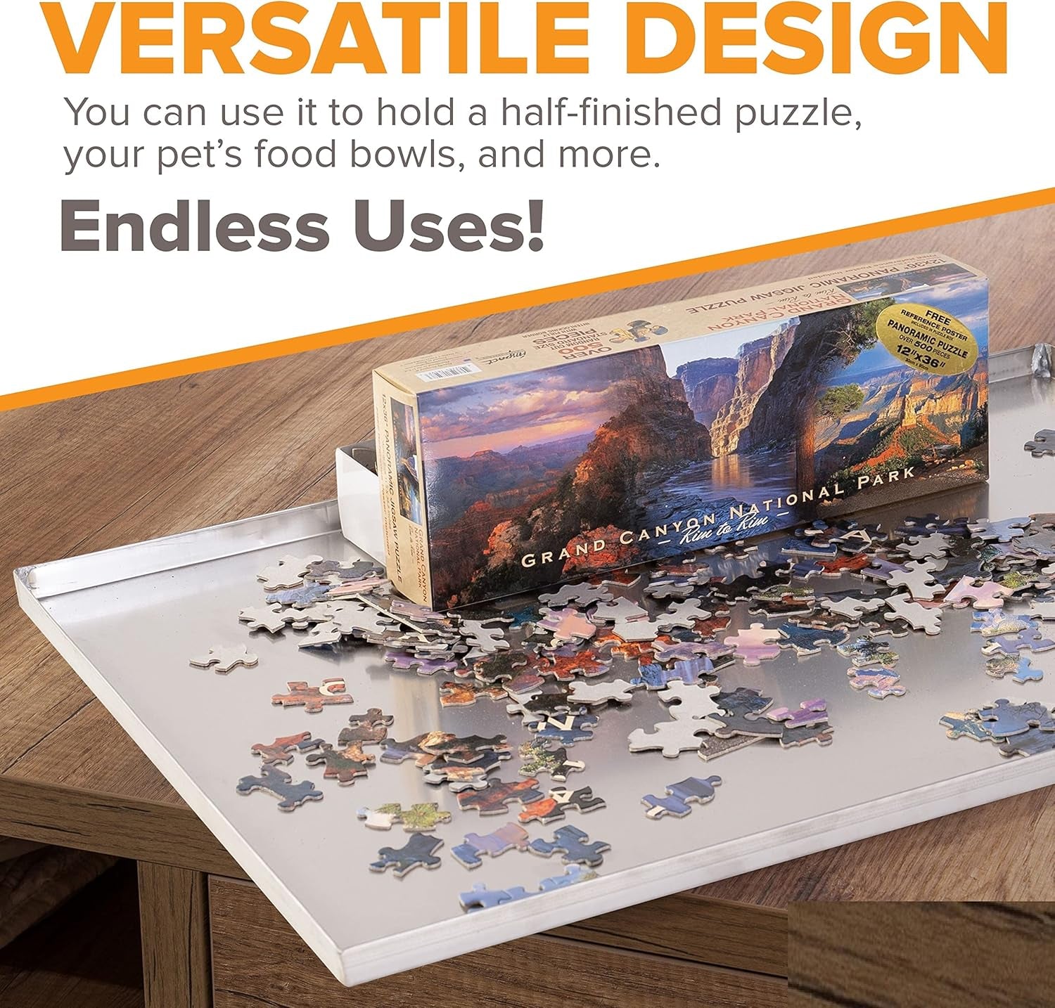 23.5" X 16.5" Metal Replacement Dog Crate Pan Chew Proof Crack Proof Pet Kennel Tray Central Dog Training Crate Pan Pet Supplies, Galvanized, 1" H - soblessed95.store