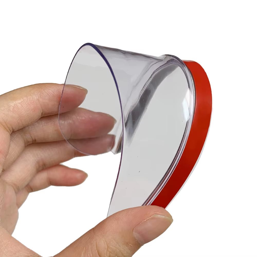 2PCS Car Rearview Mirror Rain Eyebrow Carbon Fiber Sun Visor Shade Cover Protector Clear Vision for Rain Car Mirror Accessories - soblessed95.store