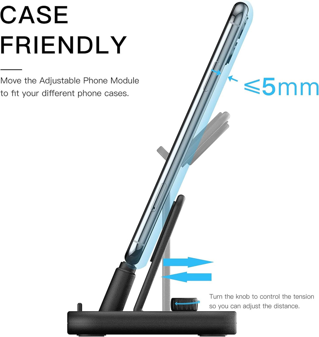 3 in 1 Charging Station for Apple Products, Stand for Apple Watch 7/SE/6/5/4/3/2/1, for Airpods Pro/3/2/1 Charging Dock, Charger Station for Iphone 13/12 Mini/12 Pro Max/11Pro Max/Xs Max/8Plus - soblessed95.store