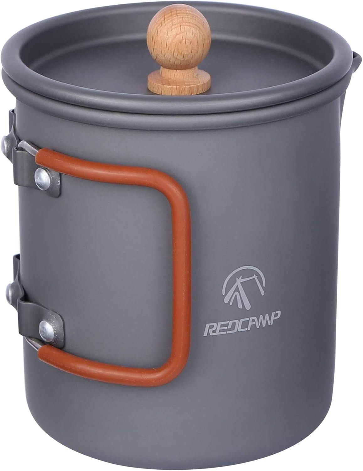 600Ml Aluminium Camping Coffee Pot with Cup, Lightweight Camping Cup Coffee Mug for Outdoor Cooking Backpacking Hiking - soblessed95.store