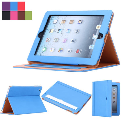 Soft Leather Stand Folio Wallet Smart Cover Case for Ipad 9.7 Inch 2017 5Th Gen