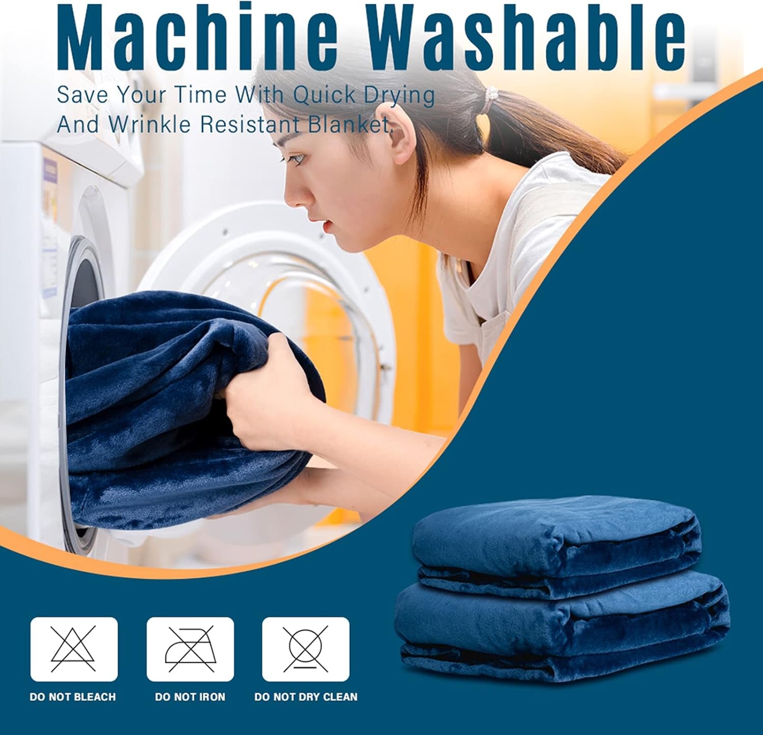 Blanket Hoodie Warm Wearable Blanket Soft Velour Blanket Sweatshirt Oversized Fits All for Teenager Adult Blue - soblessed95.store