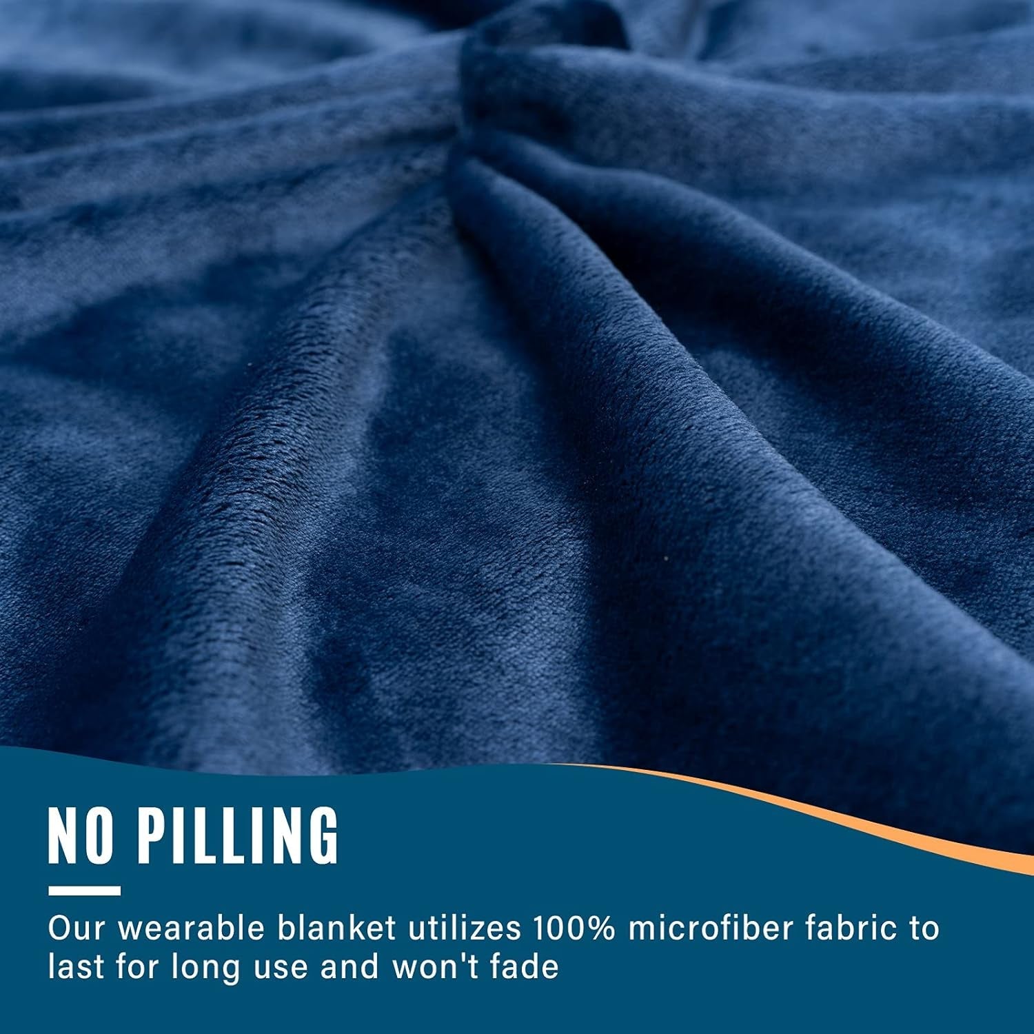 Blanket Hoodie Warm Wearable Blanket Soft Velour Blanket Sweatshirt Oversized Fits All for Teenager Adult Blue - soblessed95.store