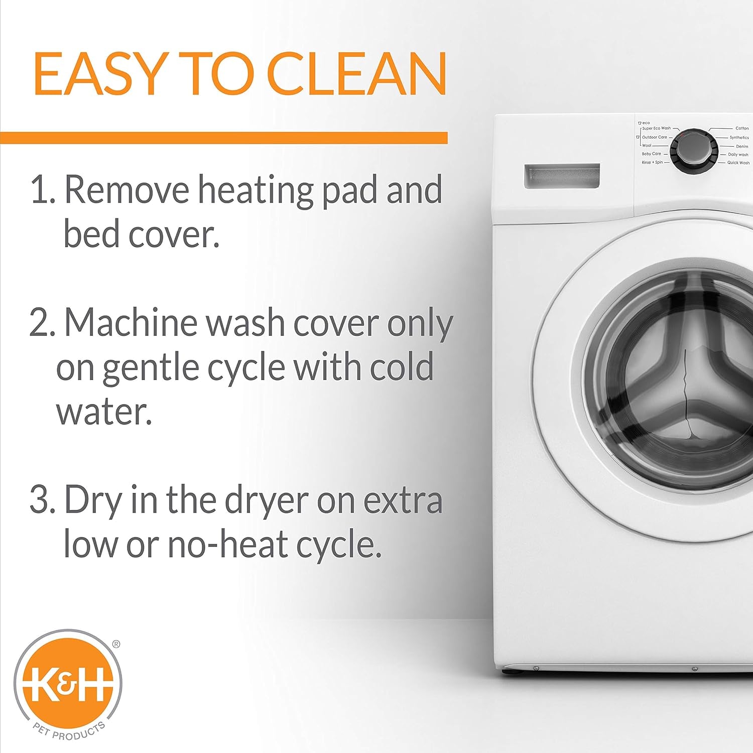 Bolster Heated Cat Bed for Indoor Cats, Thermo - Kitty Fashion Splash Orthopedic Foam Heated Pet Bed for Large Cats, Dogs, Waterproof Pet Heater, Safety Listed - Large 16 X 22In Blue - soblessed95.store