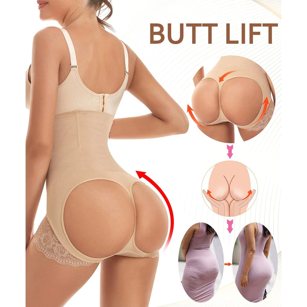 Butt Lifting Shapewear for Women Tummy Control Butt Lifter Panties Booty Lifter Shapewear Bigger Butt Lift Waist Shaper - soblessed95.store