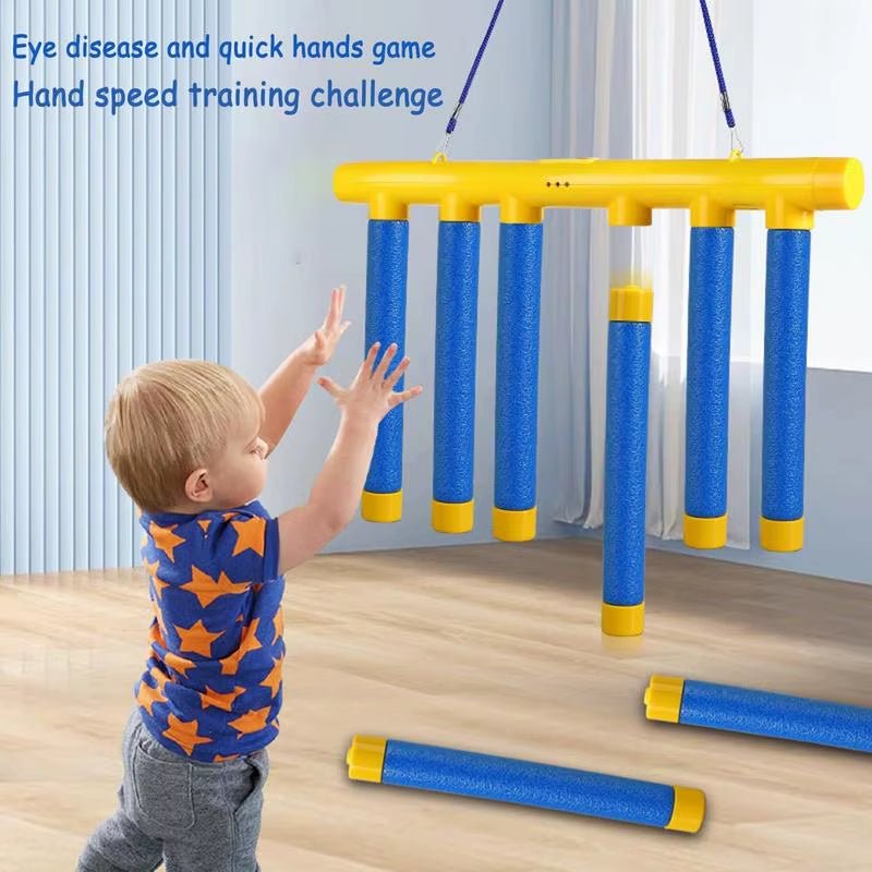 Challenge Falling Sticks Game Kids Stick Catching Toy Training Reaction Ability Educational Parent - Child Interactive Sports Toy - soblessed95.store