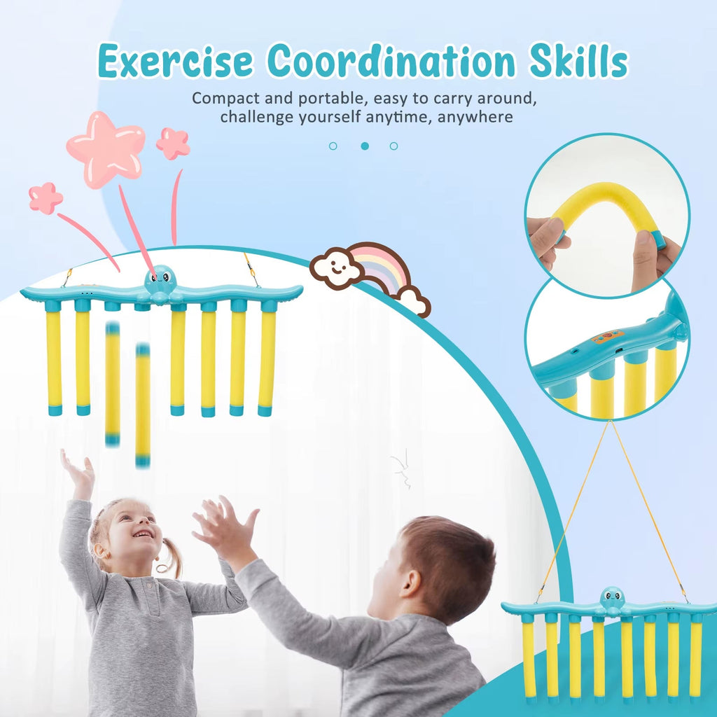 Challenge Falling Sticks Game Kids Stick Catching Toy Training Reaction Hand Eye Educational Parent - Child Interactive Toy Sports - soblessed95.store