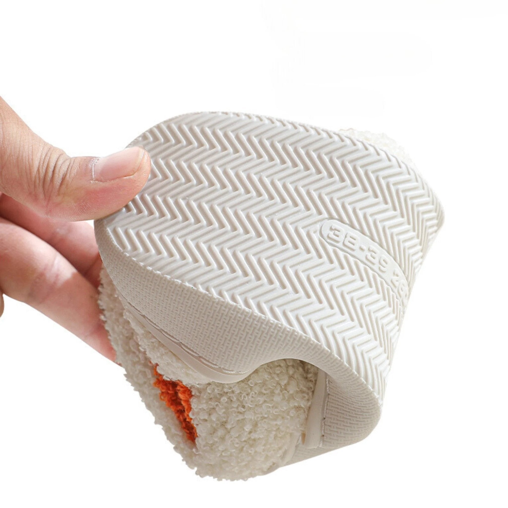 Cute Halloween Slippers for Women Perfect Soft Plush Comfy Warm Slip - On Halloween Pumpkin Slippers Fo Women Indoor Fluffy House Slippers for Women and Men Non - Slip Fuzzy Flat Slides - soblessed95.store