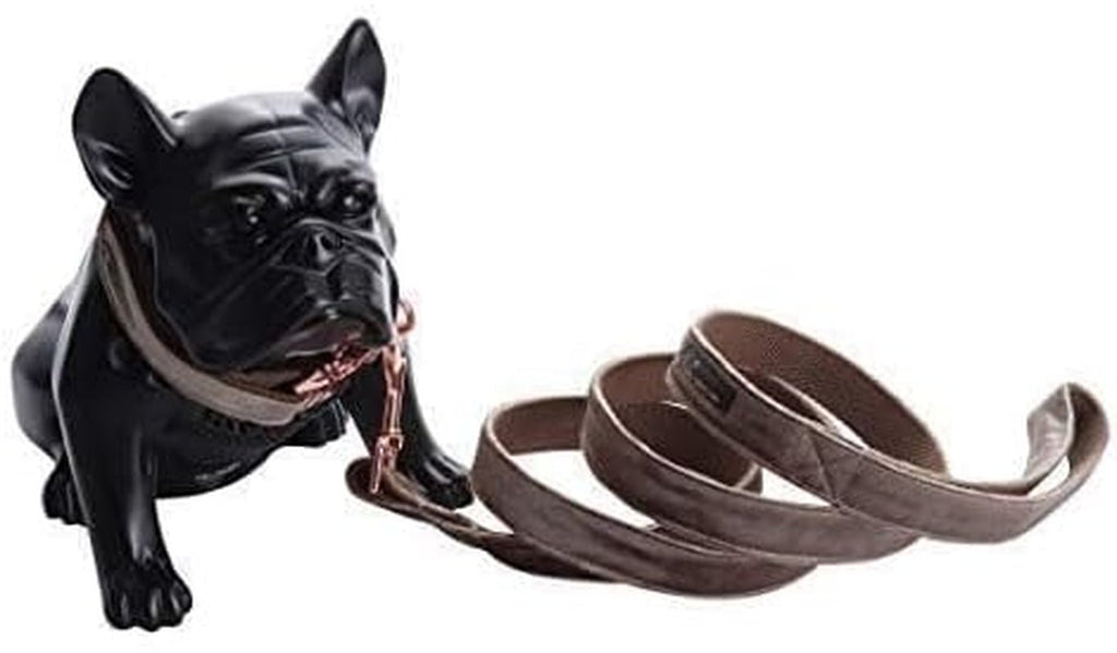 Dog Collar and Leash, Velvet Dog Collar and Leash Set, Soft & Comfy, Adjustable Collars for Dogs - soblessed95.store