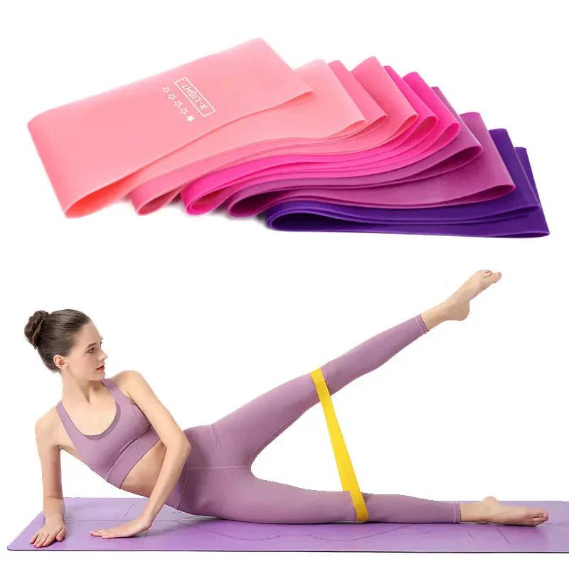Elastic Resistance Bands Set for Yoga, Pilates, and Strength Training - 5 - Pack - soblessed95.store