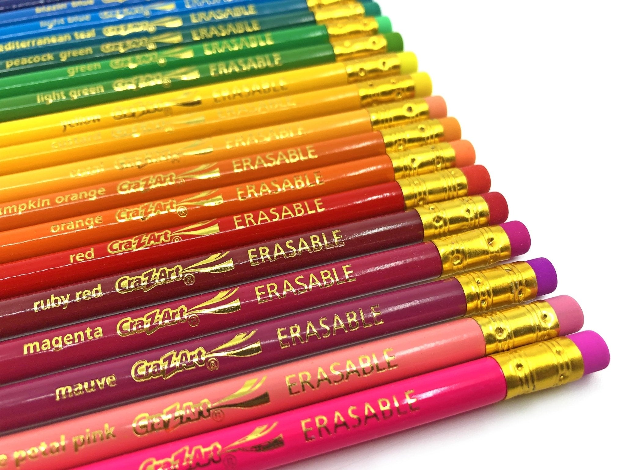 Erasable Colored Pencils, 24 Pack, Beginner Child Ages 3 and Up, School Supplies - soblessed95.store