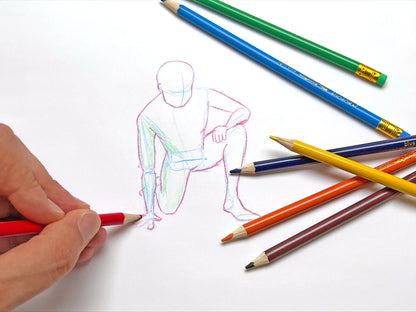 Erasable Colored Pencils, 24 Pack, Beginner Child Ages 3 and Up, School Supplies