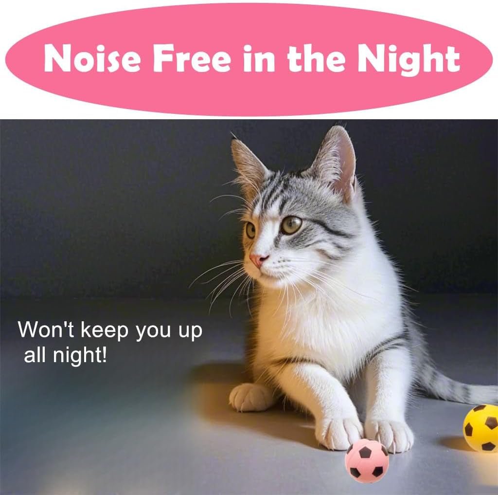 Foam Soccer Balls Cat Toys - Pack of 12 - soblessed95.store