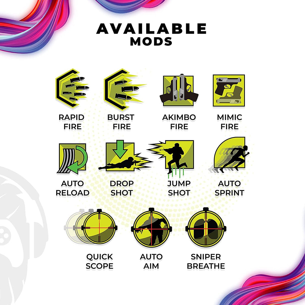 Galaxy Custom X - Box Controller Wireless Compatible with X - Box One/X - Box Series X/S by | Proudly Customized in USA with Permanent HYDRO - DIP Printing(Not JUST a SKIN) (MODDED) - soblessed95.store