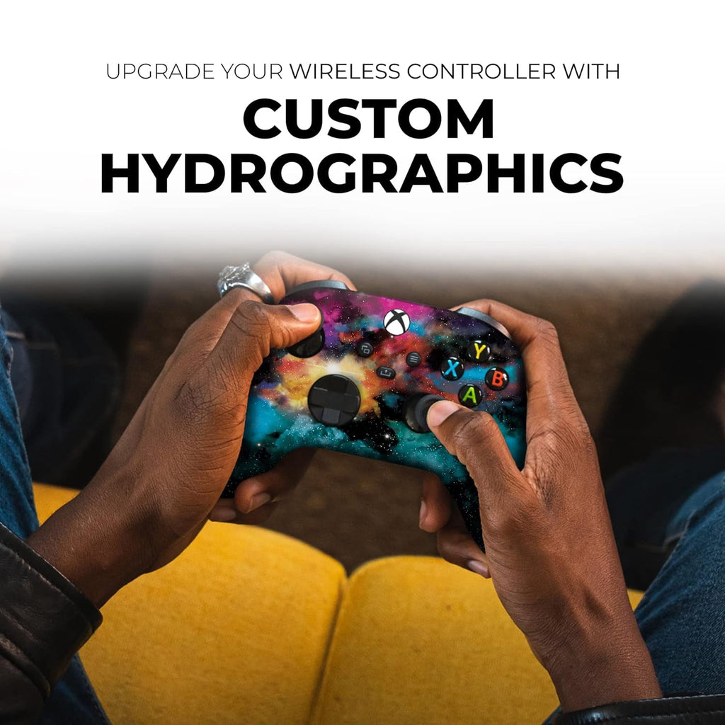 Galaxy Custom X - Box Controller Wireless Compatible with X - Box One/X - Box Series X/S by | Proudly Customized in USA with Permanent HYDRO - DIP Printing(Not JUST a SKIN) (MODDED) - soblessed95.store