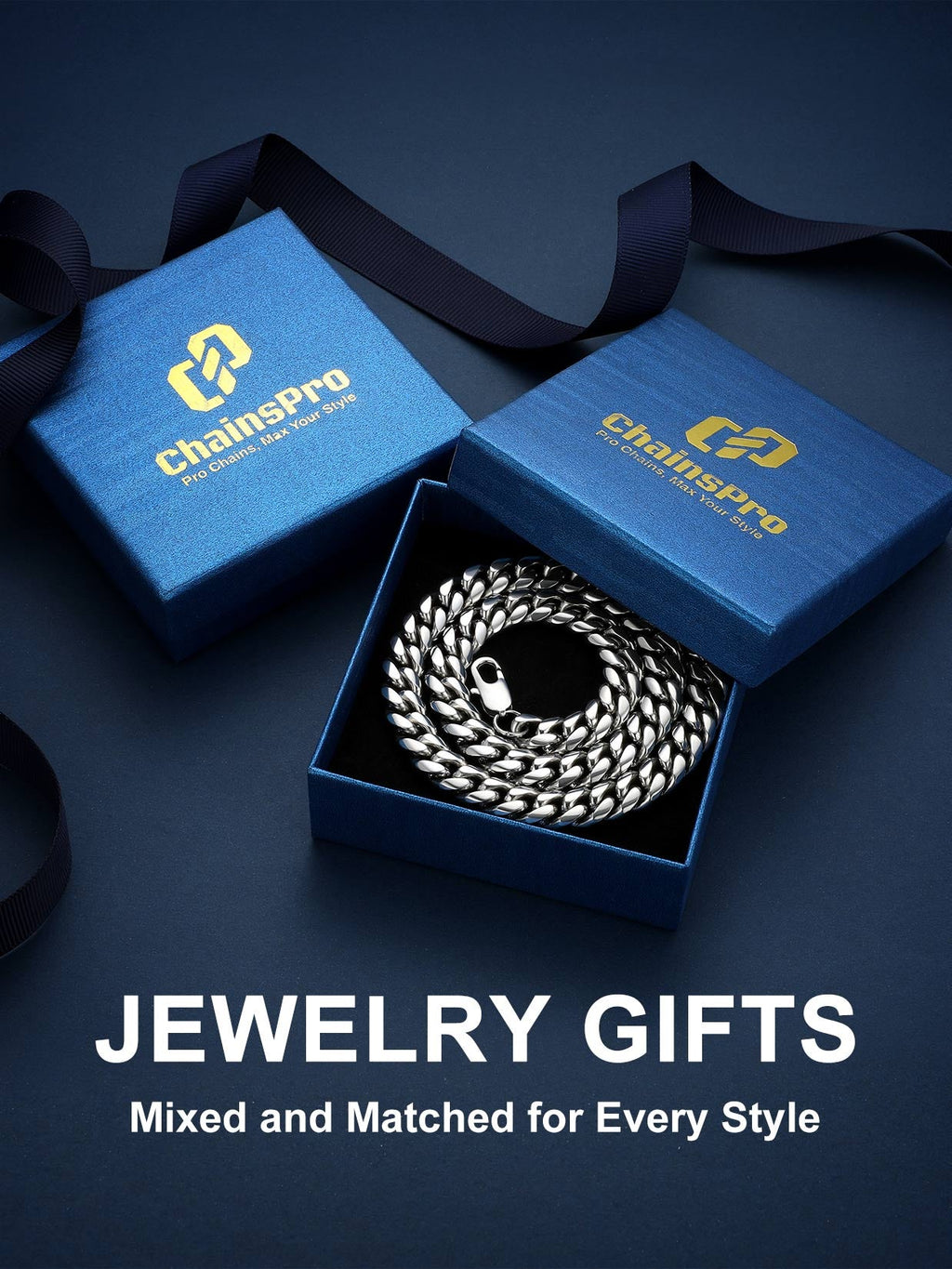 Hip Hop Men Necklaces Curb Cuban Chains 20Inch 10Mm Stainless Steel Chains Gift for Mens - soblessed95.store