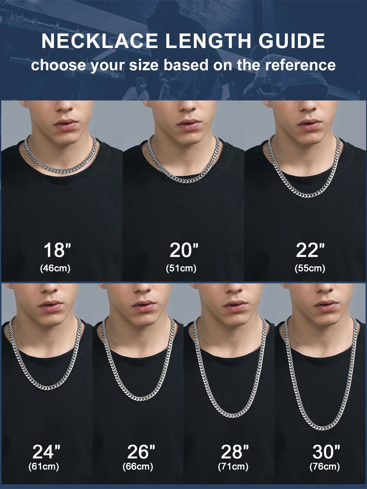 Hip Hop Men Necklaces Curb Cuban Chains 20Inch 10Mm Stainless Steel Chains Gift for Mens - soblessed95.store