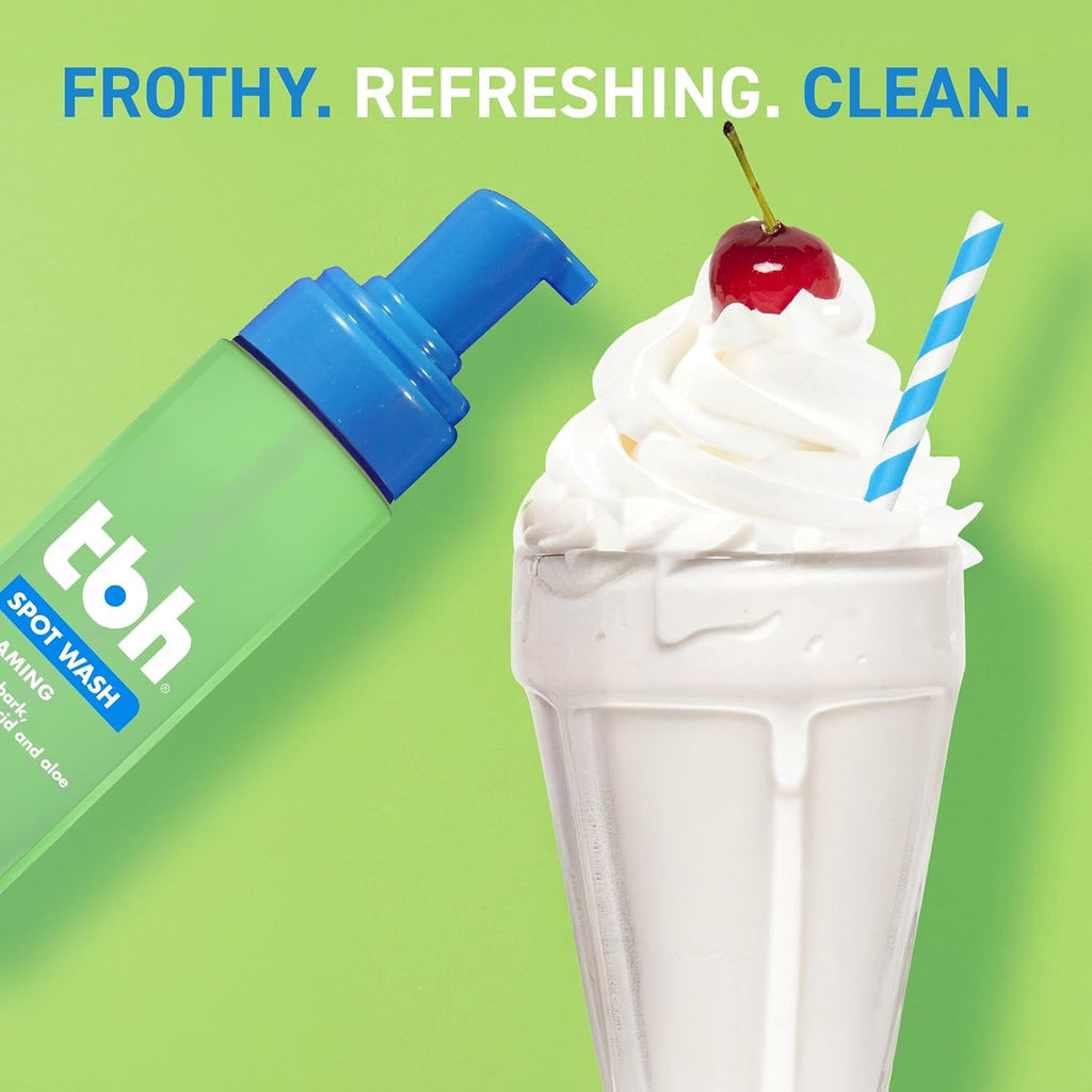 Kids Spot Foam Face Wash – Gentle Daily Cleanser for Preteens & Teens – Salicylic Acid & Willow Bark for Oily & Sensitive Skin – Sulfate & Paraben - Free – 5.5 Oz - soblessed95.store