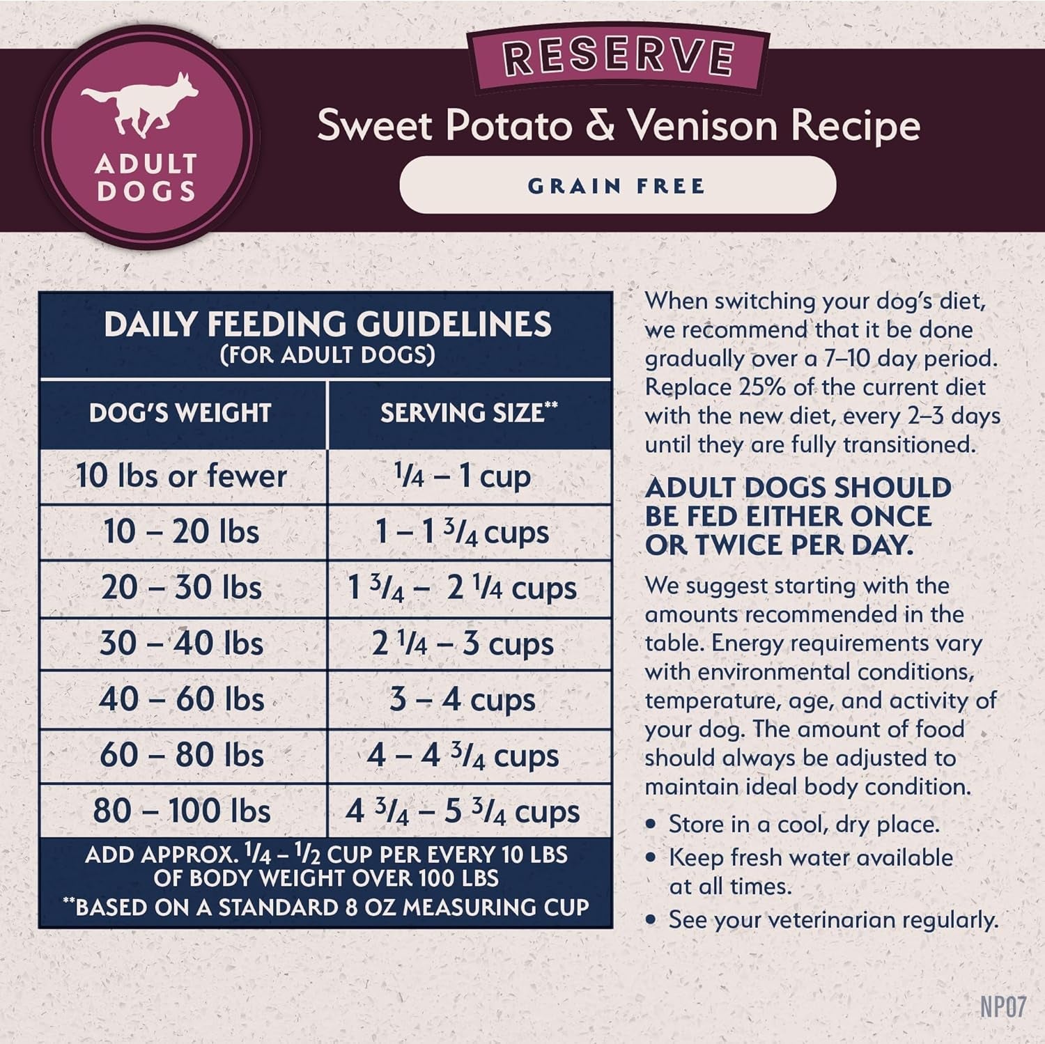 Limited Ingredient Adult Grain - Free Dry Dog Food, Reserve Sweet Potato & Venison Recipe, 4 Pound (Pack of 1) - soblessed95.store