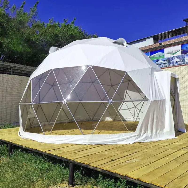 Luxury Accommodation Living Eco Dome Hotel Tents 6M - 15M PVC Leisure round Canvas Glamping Dome Tent - soblessed95.store