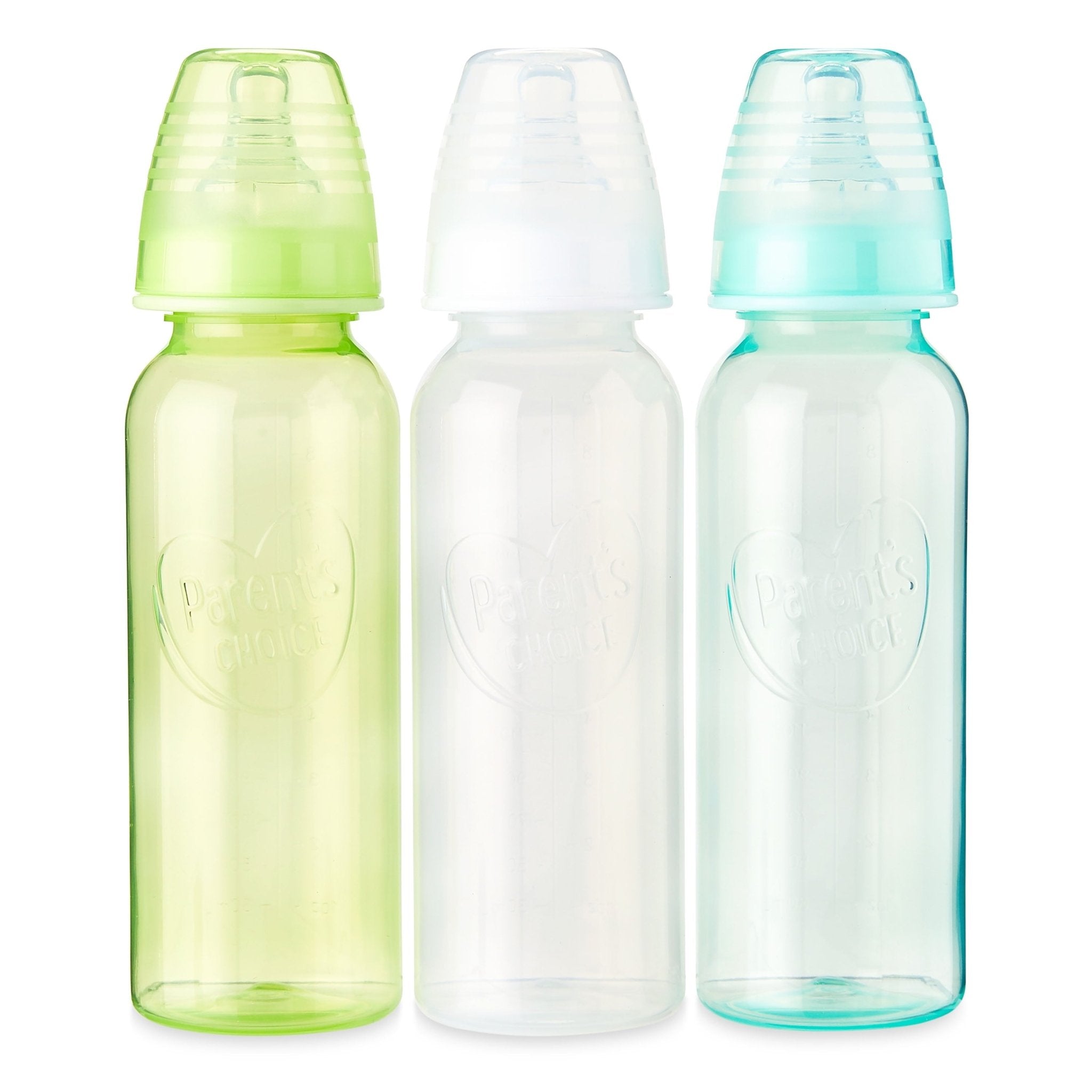 Newborn Standard Neck Tinted Bottle, 9 Fl Oz, 0+ Months, 3 Pack, Multicolor - soblessed95.store